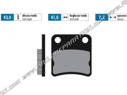 POLINI brake pads for KAWASAKI J300, KYMCO DOWNTOWN, PEOPLE, SUPER DINK, X-TOWN ... 125, 200, 300 ...