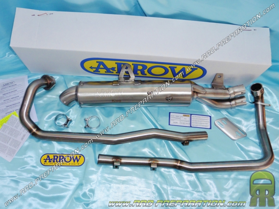 Complete line ARROW (silencer + collector) for YAMAHA XTR 750 Super Teneré from 1989 to 1994