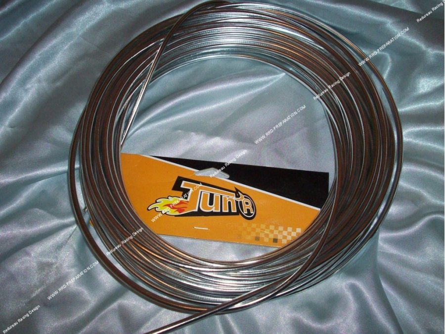 Standard sheath Ø5mm chrome TUN 'R Ø2,5mm (interior) for brake cable, accelerator, clutch or others