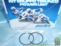 Jeu de 2 segments POLINI Ø55X 1,5mm pour kit Ø55mm 100cc Polini fonte sur scooter VESPA 50cc 2T PK, HP, XL, SPECIAL, PIAGGIO