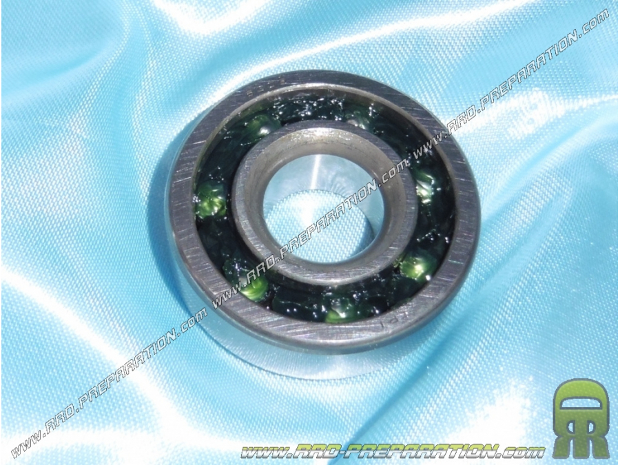 Reinforced bearing 6302Q C3 polyamide cage original size TEKNIX for MBK 51 / motobecane AV10 / AV7