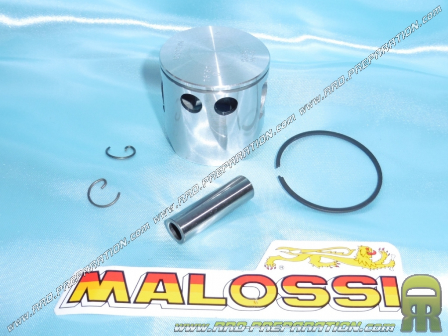 Pistón mono segmento MALOSSI Ø50mm para kit MALOSSI hierro fundido 80cc en SUZUKI 50cc TS ER 21, GT, ZRL, OR, PV, RM, ZR