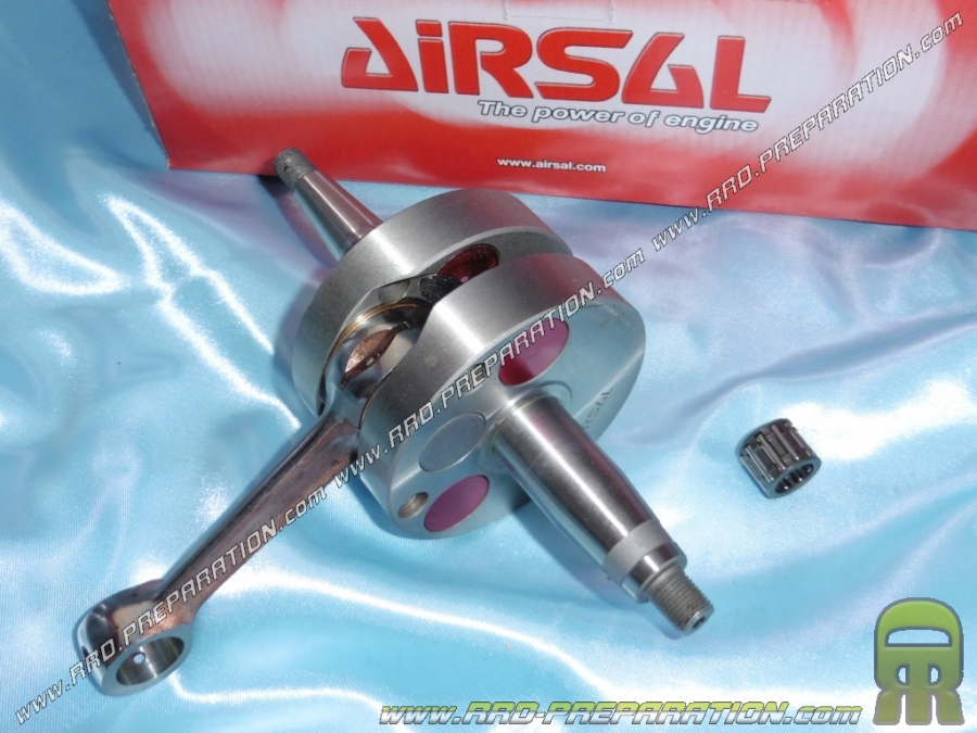 Crankshaft, connecting rod assembly AIRSAL Xtrem long race 45,00mm for mécaboite DERBI euro 3
