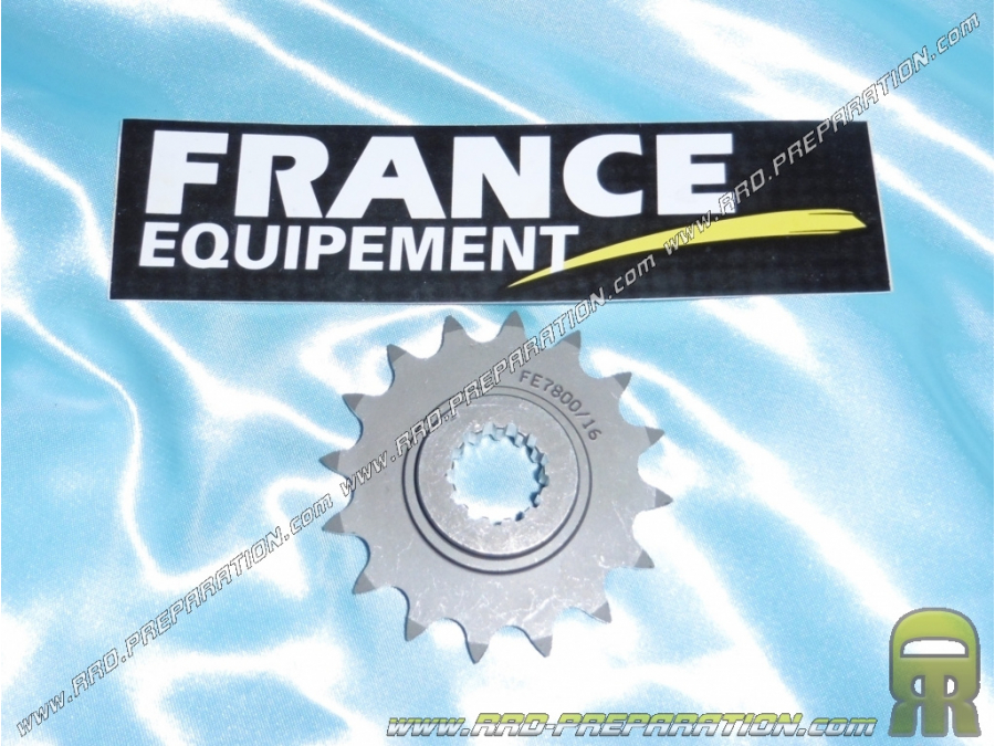 Pignon de sortie de boite FRANCE EQUIPEMENT dents aux choix pour KAWASAKI Z750 et Z800