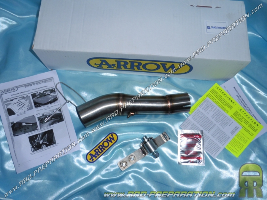Racor ARROW RACING para silenciador ARROW en BMW G 650 GS / Sertao 2011 a 2016