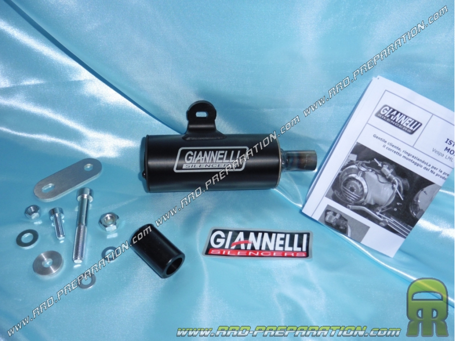 Exhaust silencer GIANNELLI for maxi-scooter LML STAR 125/150 / 200cc 4-stroke