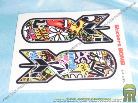 Sticker STICKERS BOMB bomb 10cm x 12cm