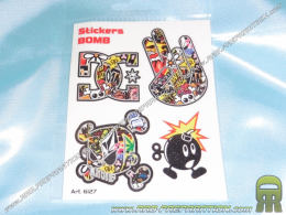 Autocollant STICKERS BOMB MIX 10cm x 12cm