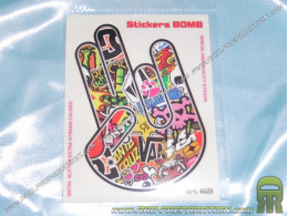 Pegatina STICKERS BOMB MANO COOL V2 10cm x 12cm