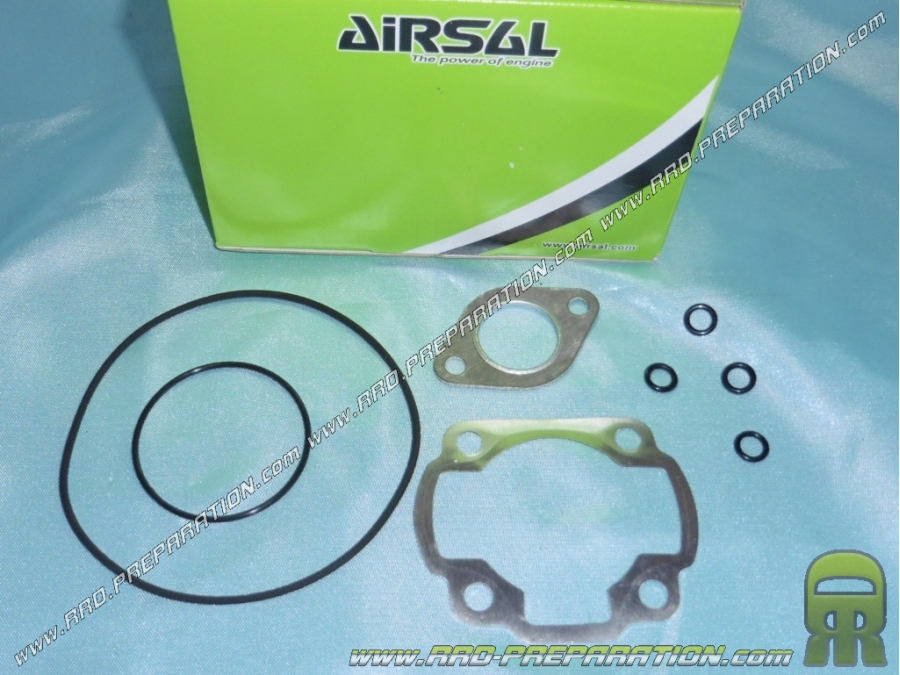 Paquete completo de juntas para kit 70cc Ø47mm AIRSAL hierro fundido en scooter líquido horizontal Minarelli