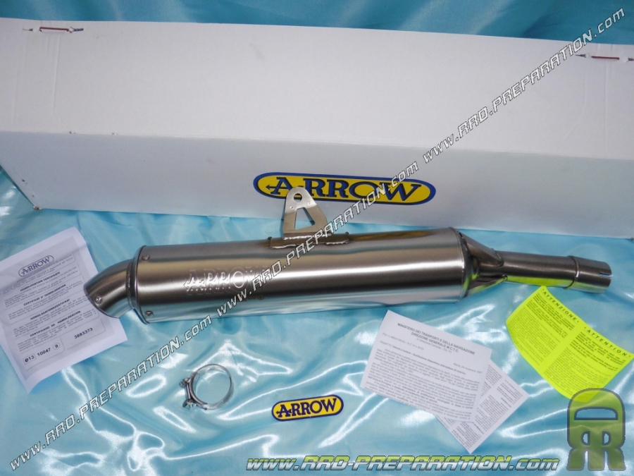 Exhaust silencer ARROW PARIS-DAKAR REPLICA homologated for motorcycle SUZUKI DR 600 R / S from 1985 to 1990