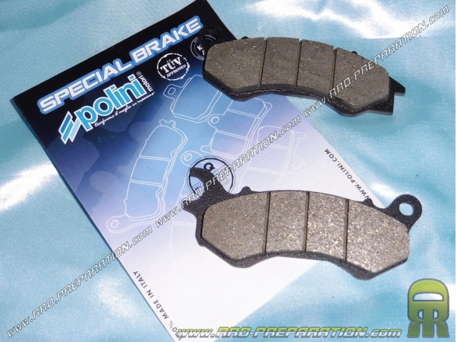 Plaquettes de frein POLINI pour scooter HONDA PCX, SH MODE et VISION 110, 125