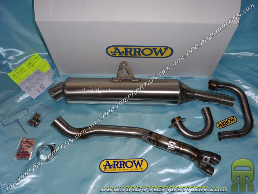 Complete line ARROW (silencer + collector) for SUZUKI DR 600 R / S from 1985 to 1990
