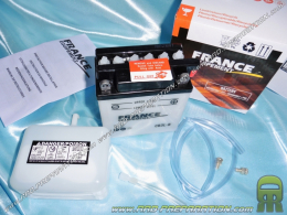 High performance battery FRANCE EQUIPEMENT FE CB3L-BV 12V 3Ah for motorcycle, mécaboite, scooters