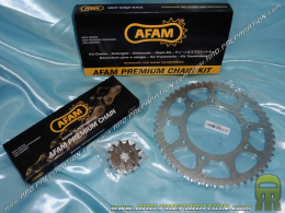 Kit chaîne AFAM 420 / 13X53 DERBI SENDA R DRD PRO 2002 a 2005