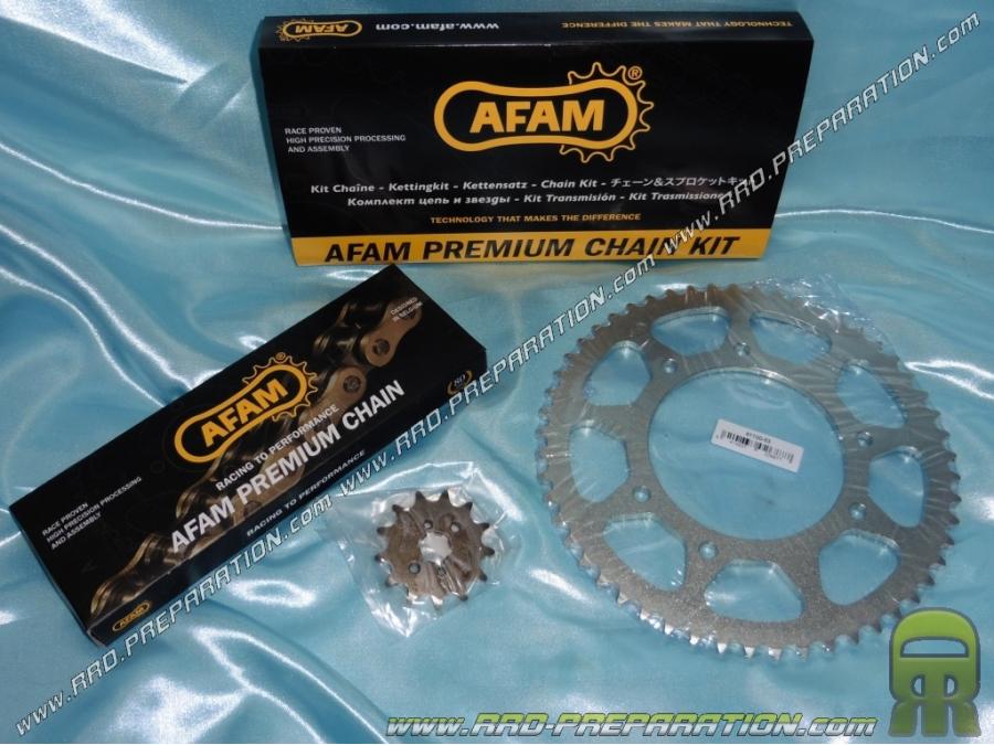 Kit de cadena AFAM 420 / 13X53 DERBI SENDA R DRD PRO 2002 a 2005