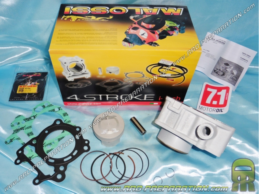 180cc MALOSSI Ø67mm kit, cylinder / piston for APRILIA SCARABEO and LEONARDO 125, 150 ROTAX 4T LC engine