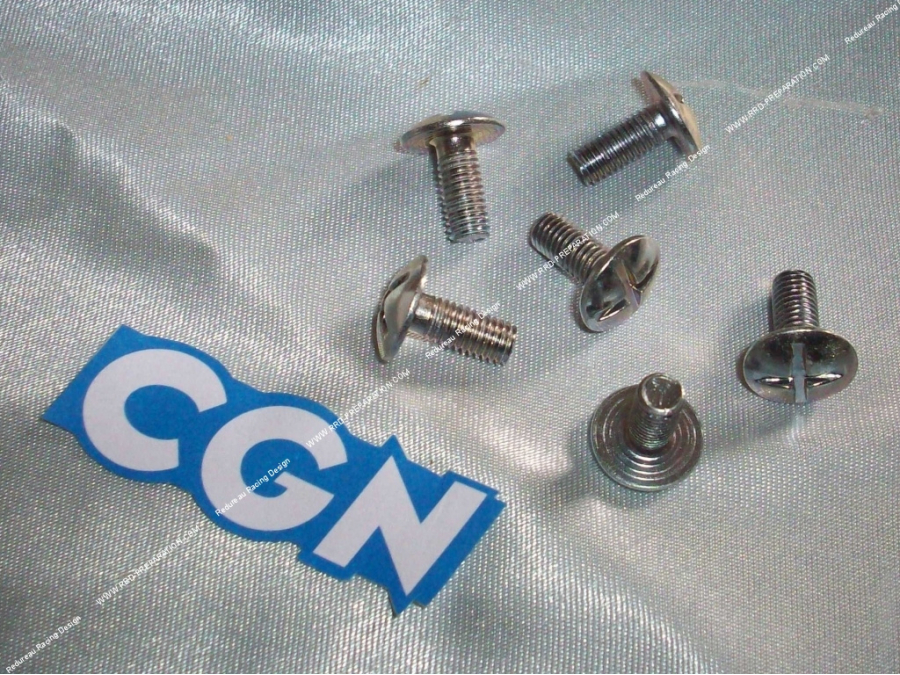 ALGI cowling / casing screws Ø5mm X L.12mm cross slot for Peugeot 103