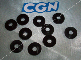 Arandela de nylon para tornillos tapas / carcasas / carenados Ø5mm ALGI (Ø15 / 8mm X espesor 3mm)