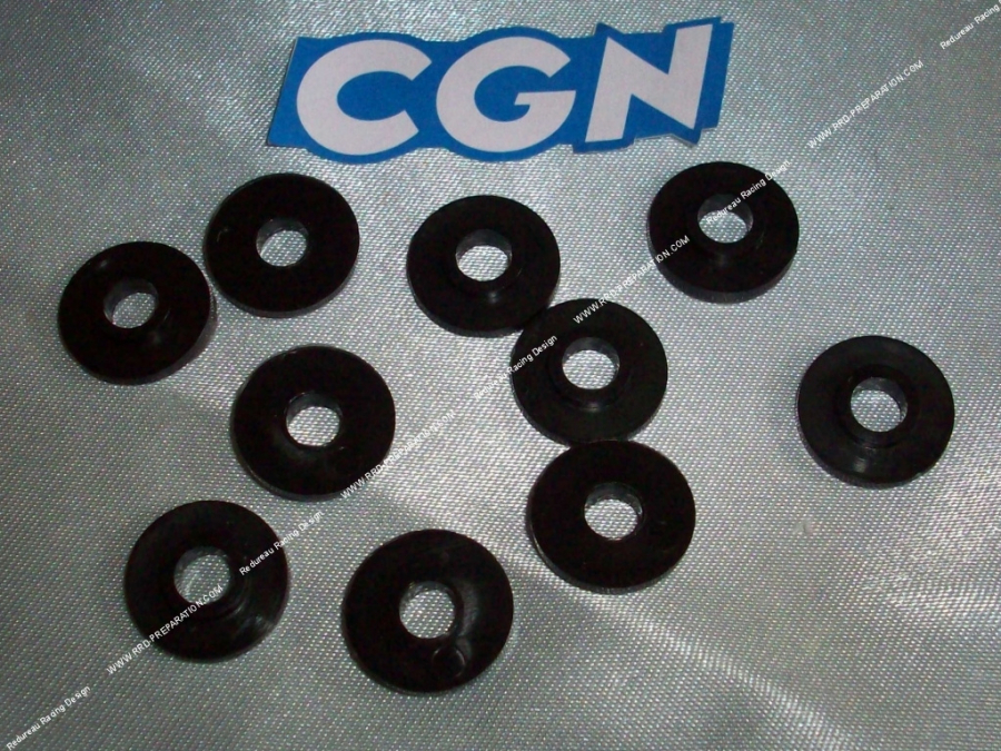 Rondelle nylon pour vis capotages / carters / carénages Ø5mm ALGI (Ø15 / 8mm X épaisseur 3mm)
