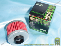 Filtre à huile HIFLO FILTRO pour maxi-scooter 4 temps APRILIA LEONARDO, SCARABEO, PEUGEOT ELYSTAR, ELYSEO... 125 et 150cc