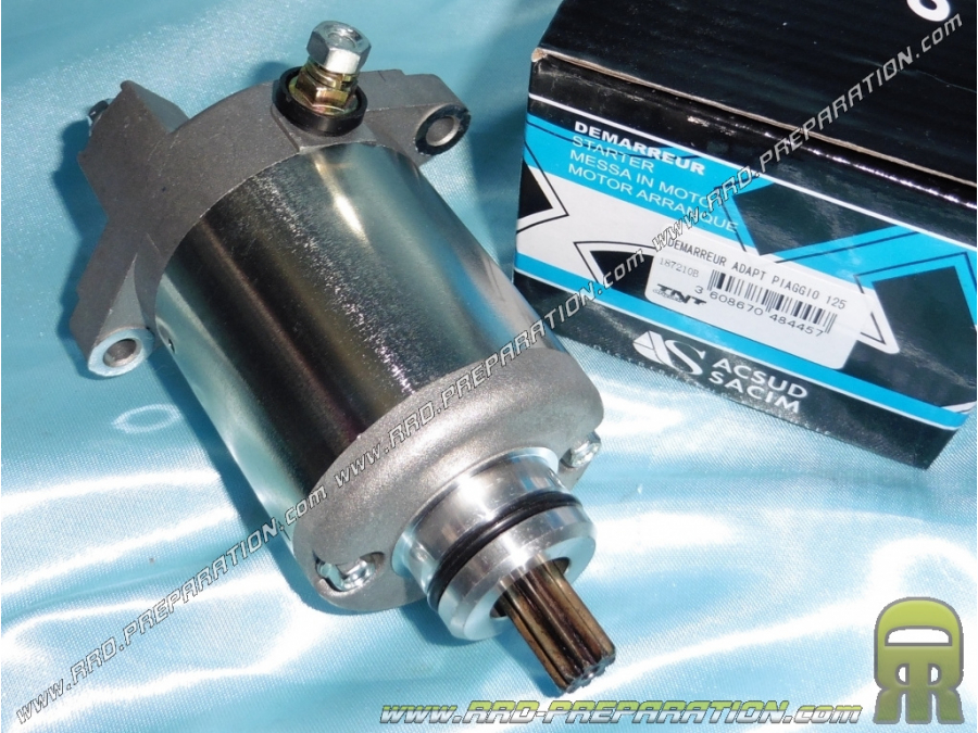 TNT electric starter for maxi-scooter PIAGGIO BEVERLY, HEXAGON, LIBERTY, X7, X8, X9, Vespa 125, 150, 200 ...