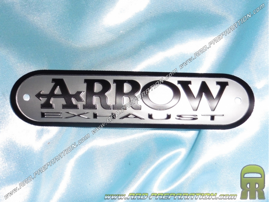 Plaque / badge ARROW de rechange pour silencieux d'échappement ARROW