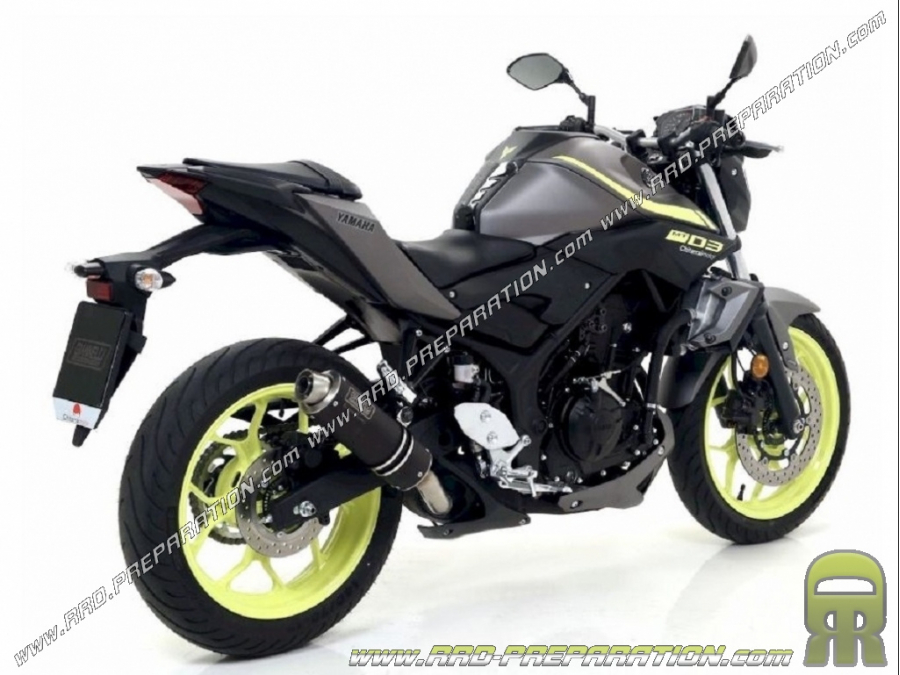 Silenciador de escape GIANNELLI X-PRO para Yamaha MT-03 a partir de 2016