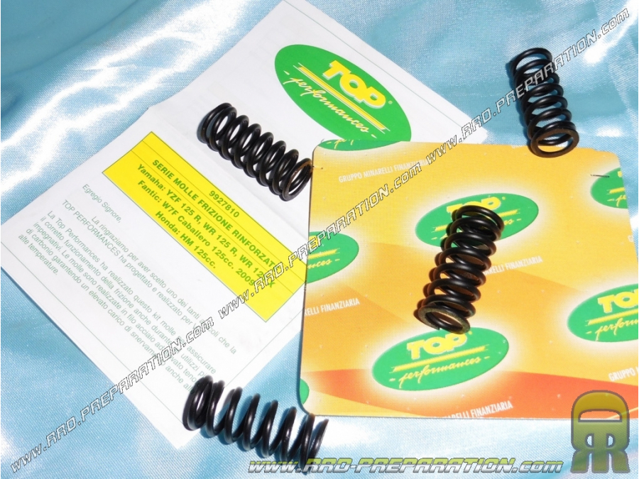 Set of 4 springs clutches strengthened competition TOP PERFORMANCES RACING for BETA RR, HM CRE and Yamaha WR 125cc YZF