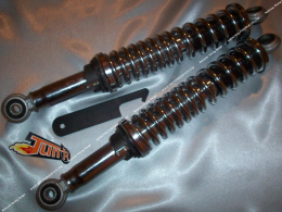 Pair of adjustable chrome TUN 'R shock absorbers length 320mm for moped