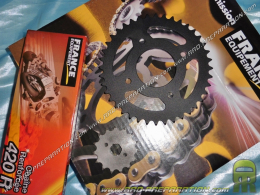 Kit chain EQUIPMENT reinforced for motorcycle HONDA MSX 125cc from 2013