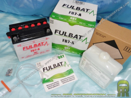 FULBAT battery YB7-A 12V 8Ah (delivered with acid) for motor bike, mécaboite, scooters ...
