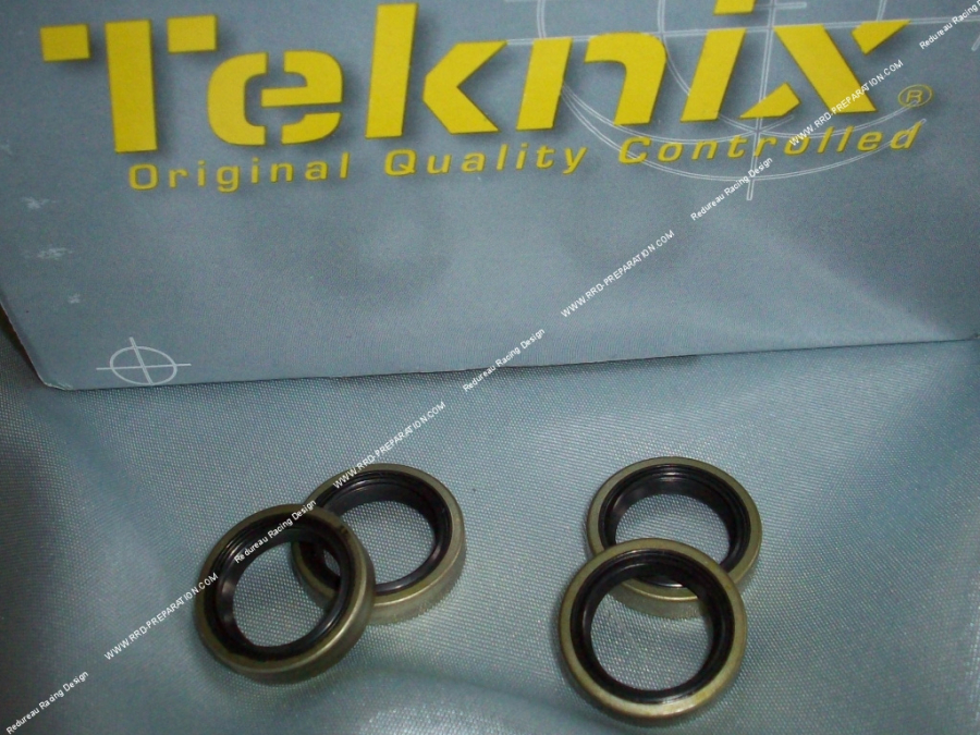 TEKNIX crankshaft oil seal (spi) original type & size (15X21X4mm) for MBK 51 / motobecane av10 / av7