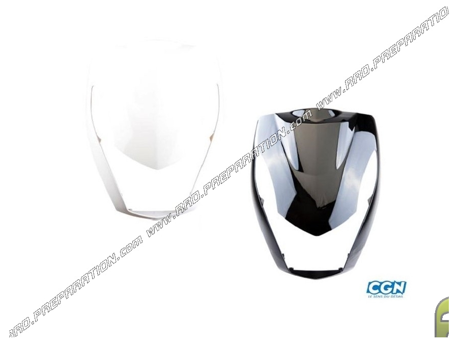 Delantal, frontal CGN para scooter PEUGEOT KISBEE antes de 2018, negro o blanco