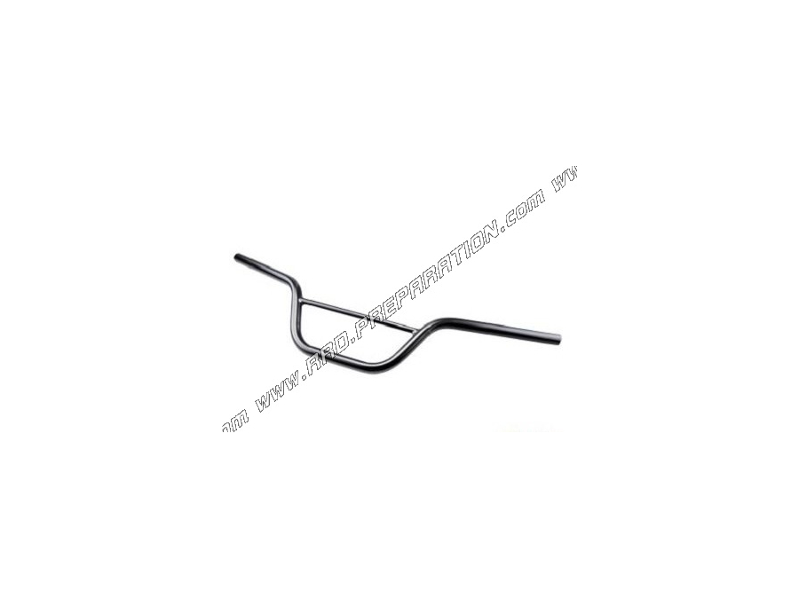 Handlebar <span translate="no">TUN'R</span> STEEL universal black Ø22mm CROSS, DIRT, PIT BIKE... (length 700mm)