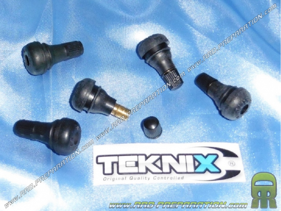 Standard straight valve TEKNIX universal short (scooter, mob, mécaboite)