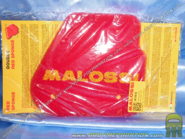 Mousse de filtre à air MALOSSI RED SPONGE pour boite à air d'origine scooter minarelli horizontal (nitro, aerox...)