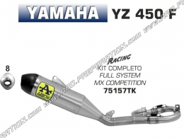 Línea de escape ARROW MX COMPETITION TITANIUM para Yamaha YZ 450 F 2018