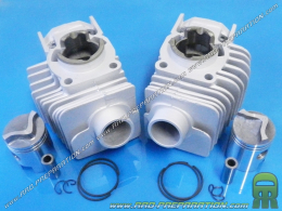 High engine kit 125cc Ø42mm RIGHT and LEFT aluminum PARMAKIT without cylinder head for RUMI twin-cylinder 2T