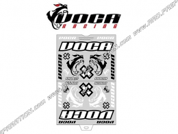 Set of 12 stickers ATHENA racing high temperature in special aluminum