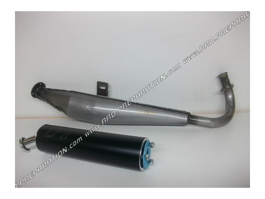 Pot d'échappement TURBOKIT TK S1 pour PIAGGIO VESPINO GL, NL, SCA, AL, S9, ALX, NLX... Pot d'échappement TURBOKIT TK S1 pour PIAGGIO VESPINO GL, NL, SCA, AL, S9, ALX, NLX...