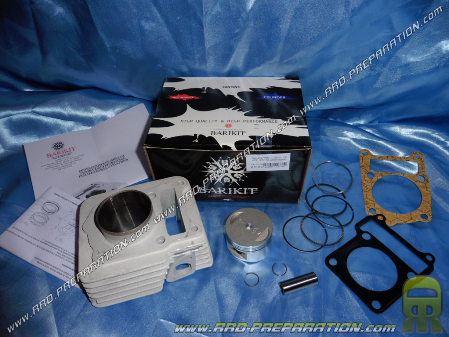 Kit 150cc BARIKIT Ø57,4mm, cylindre / piston pour moto YAMAHA YBR, XT R, XT X, RIEJU MRT, TANGO, RS2, DERBI SENDA 125cc