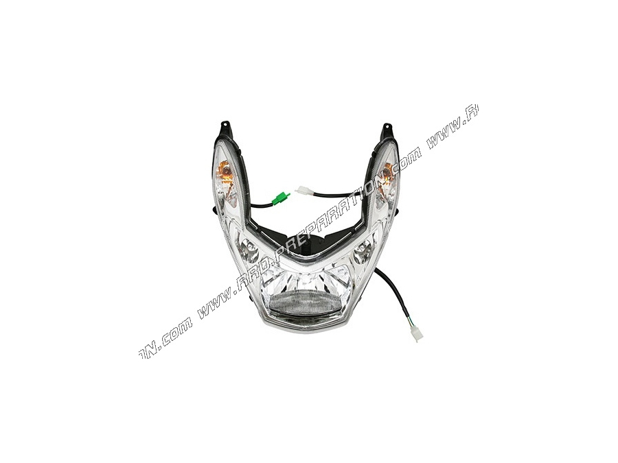 Optique de phare avant P2R pour scooter PEUGEOT KISBEE 50cc