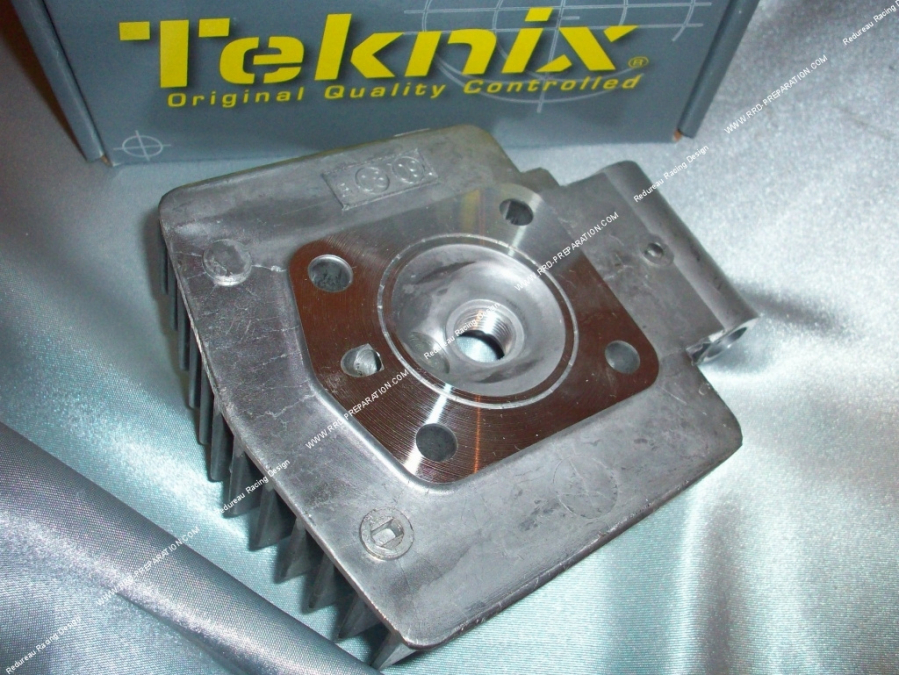 Culata aire alta compresion TEKNIX con descompresor para motor alto 50cc Ø39mm en MBK 51 / motobecane av10
