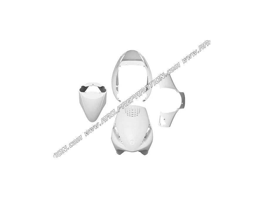 Kit 4 pieces of P2R fairing for PIAGGIO ZIP after 2000 black or white with the choices