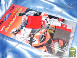 Brake pads MALOSSI HMR front / rear maxi scooter, scooter 50, 125, 150, 200 Aprilia, MBK, YAMAHA, HONDA, DERBI ...