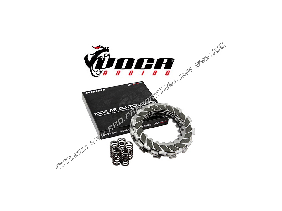 Embrague completo VOCA Kevlar 5 discos forrados para motor mécaboite DERBI euro 1, 2 & 3