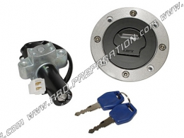 Switch / trunk lock / tank cap with 2 P2R keys for motorcycle DAELIM 125 ROADWIN from 2003 to 2009