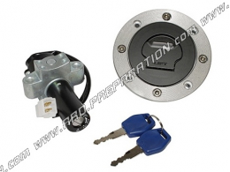 Interruptor / cerradura de maletero / tapa de deposito con 2 llaves P2R para moto DAELIM 125 ROADWIN del 2003 al 2009