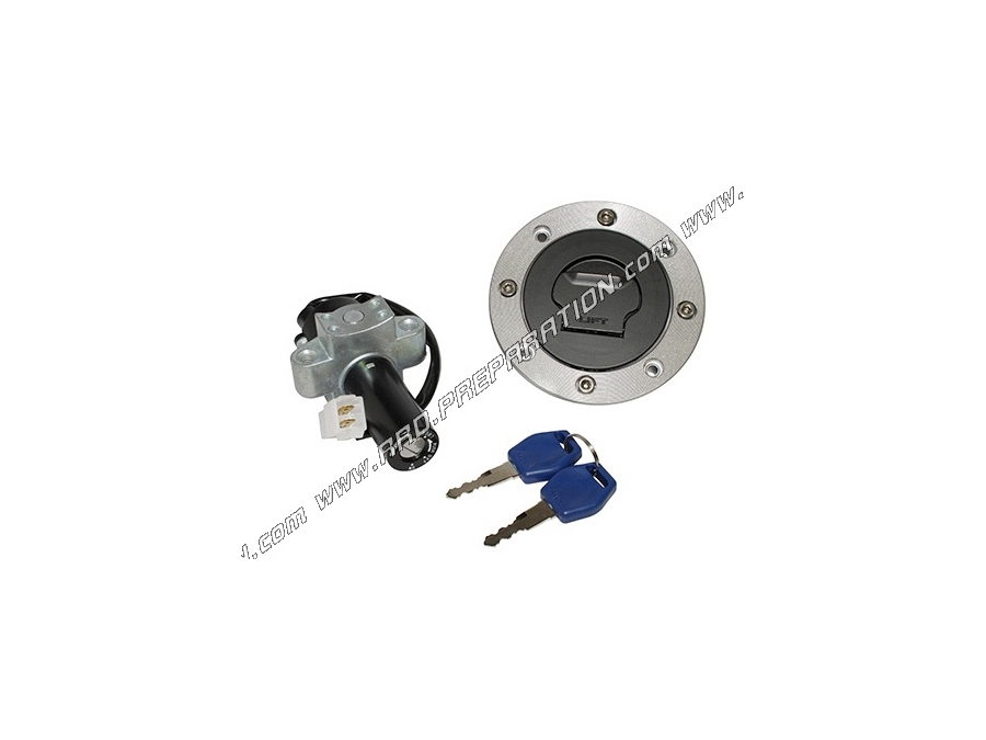 Interruptor / cerradura de maletero / tapa de deposito con 2 llaves P2R para moto DAELIM 125 ROADWIN del 2003 al 2009